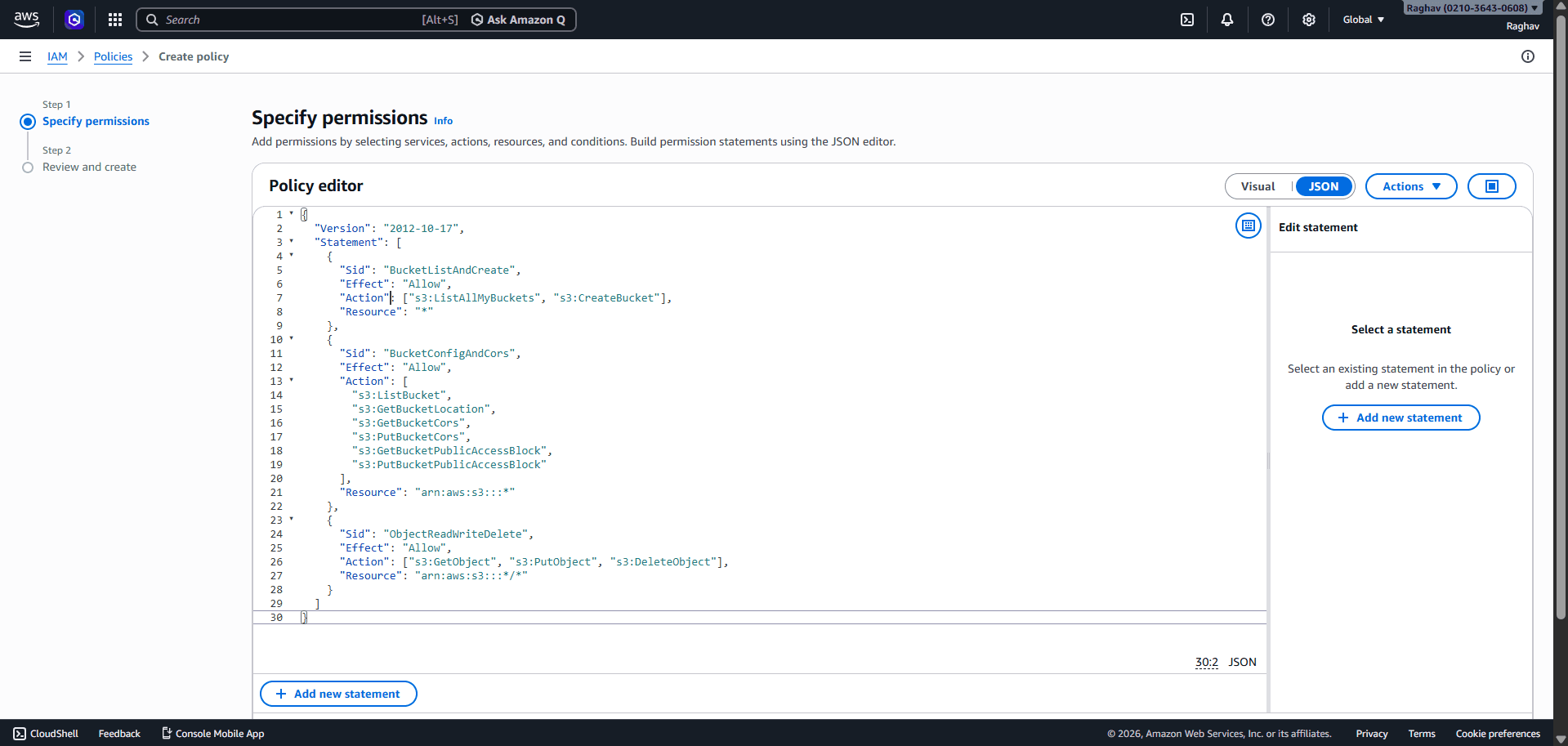 Step 6: Paste and continue